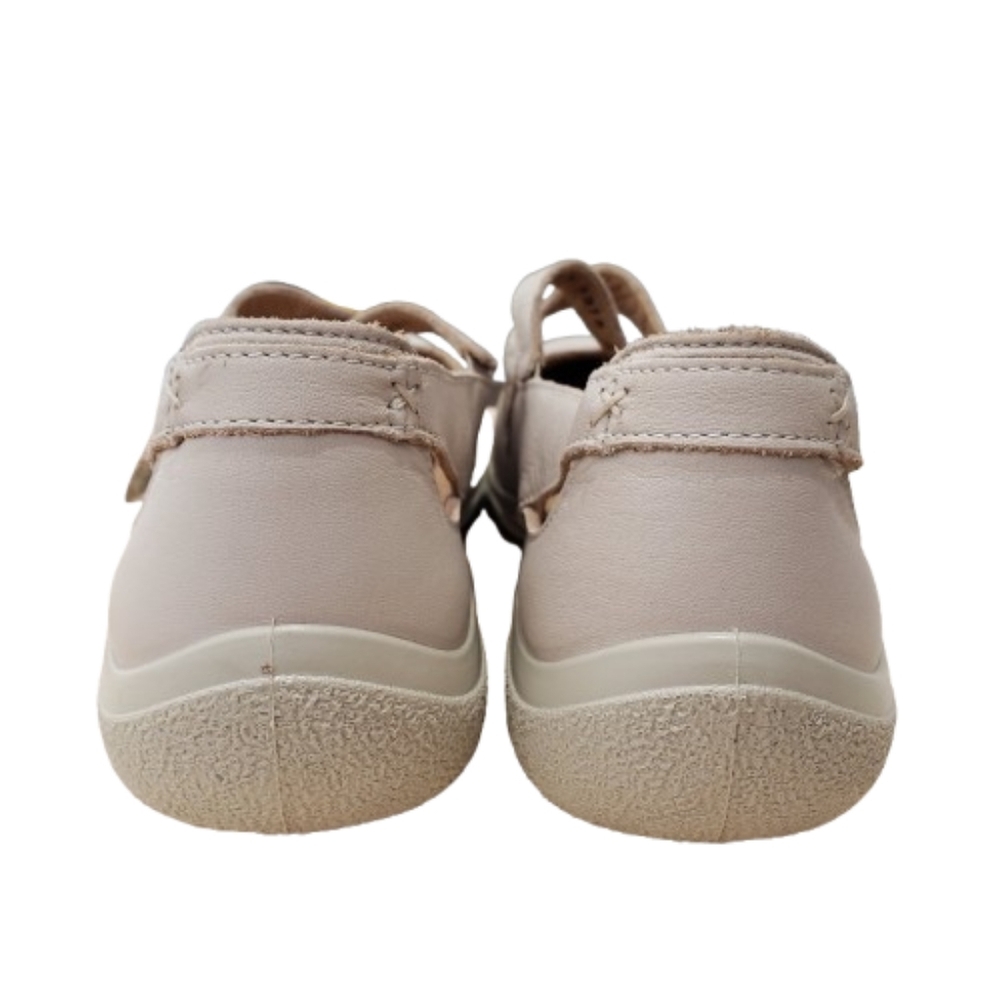Hotter Comfort Concept Lulu Mary Jane Shoes Size 10 Cream Beige Casual Comfy - Picture 6 of 10